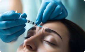 Injection botox